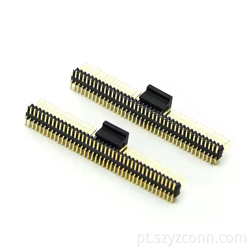 Cabeçalho de pino de passo de 0,8 mm SMT H1.38 fileira dupla 21P-250P (1) 0.8mm Pitch Pin Header SMT H1.38 Dual Row 21P-250P (1)